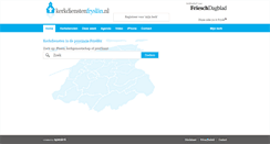 Desktop Screenshot of kerkdienstenfryslan.nl